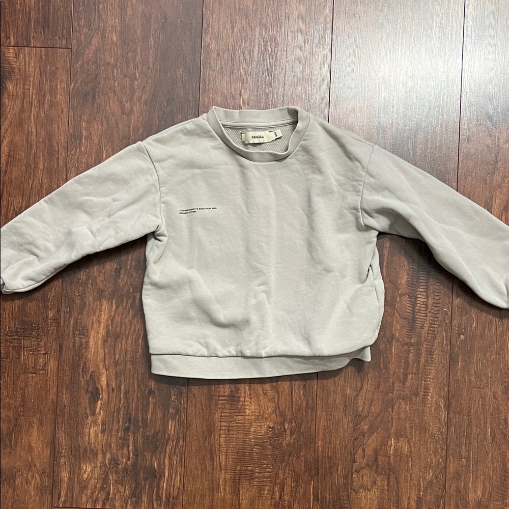 Pangaia Kids Sage Minimalist Crewneck Sweatshirt